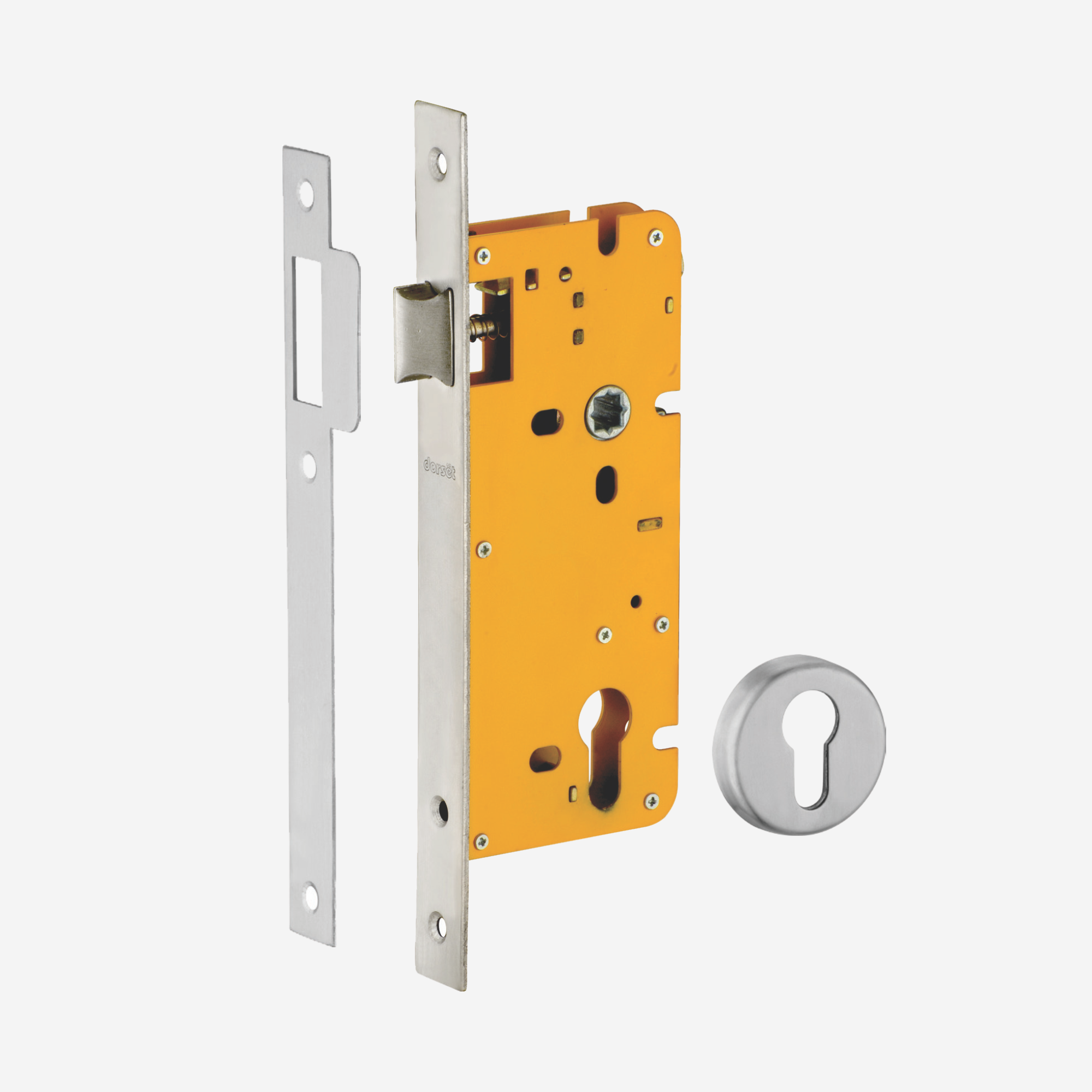 Mortise  Latch Lock  with Key Rose