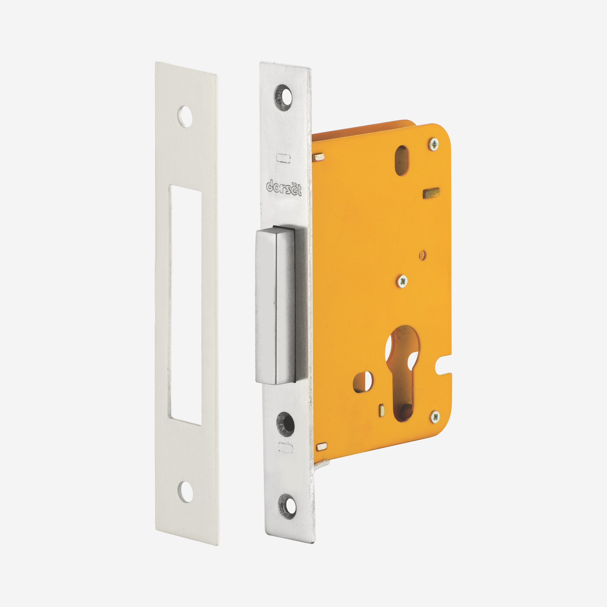 Mortise Dead Lock  with Key Rose