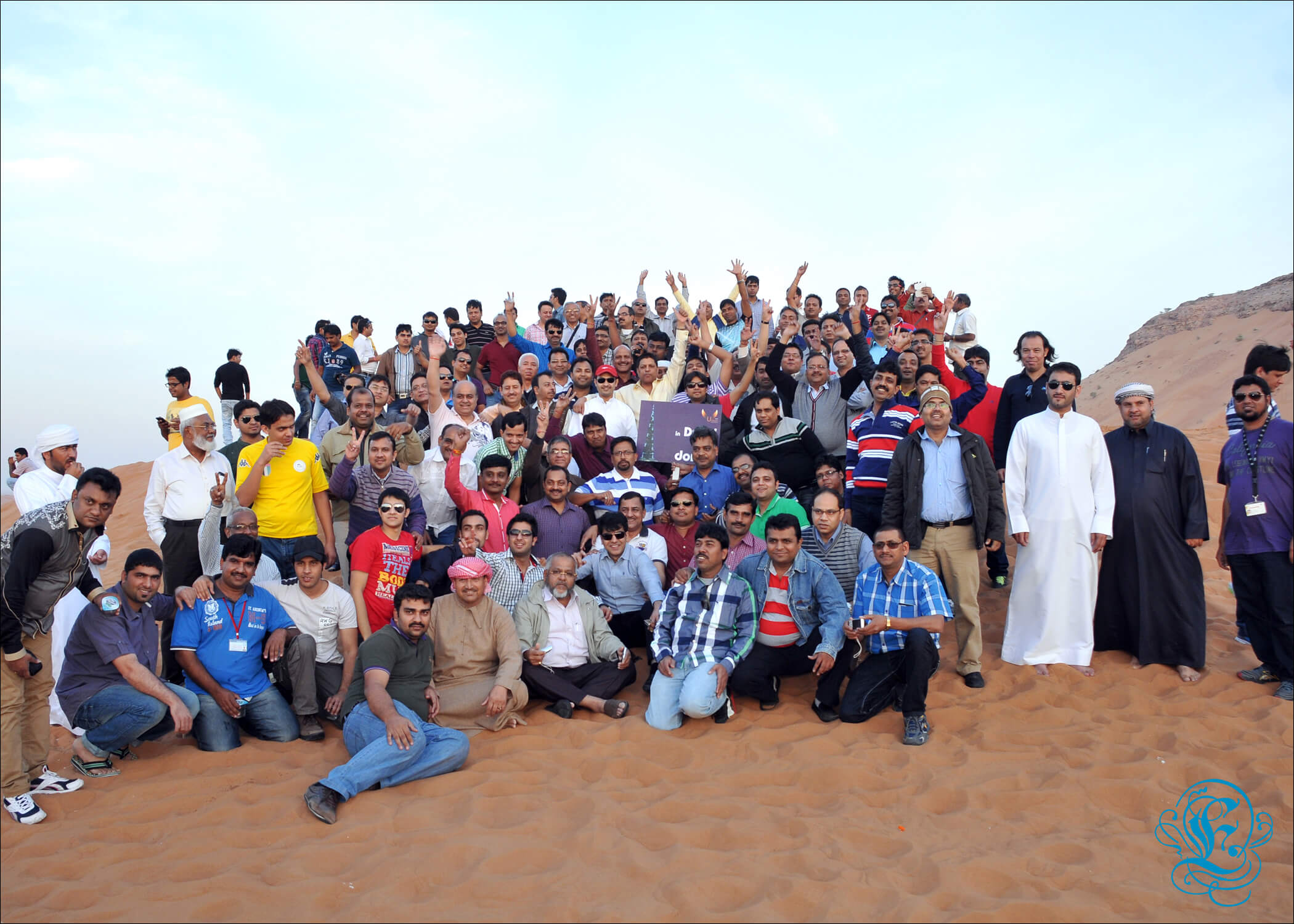 With Partners at Desert Dubai