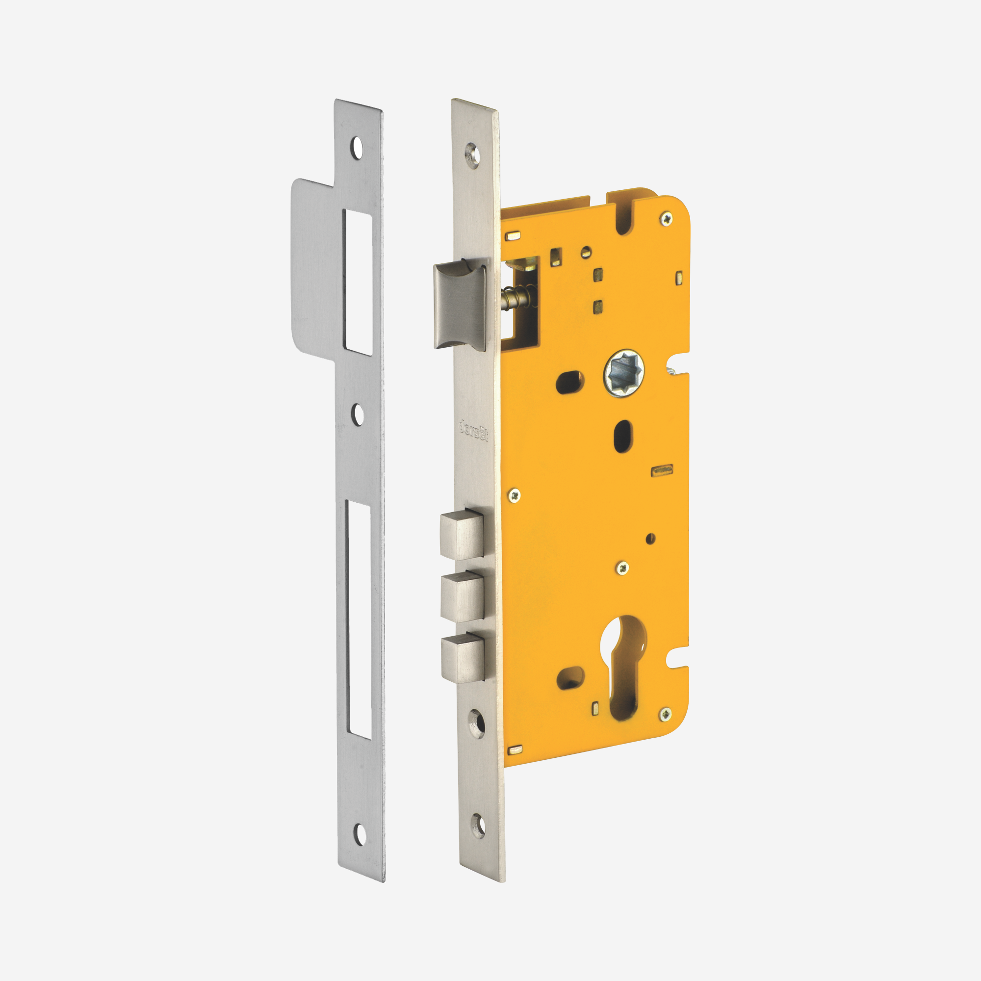 3 Square Bolt  Mortise Lock