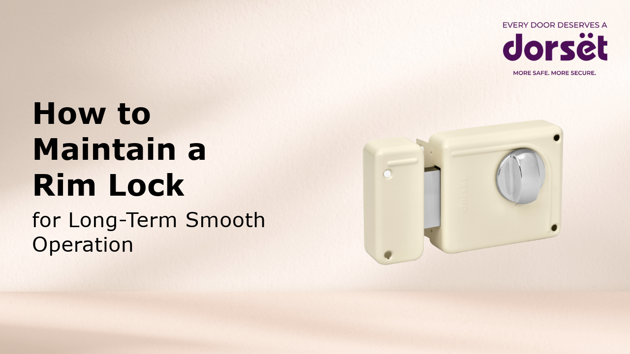 How to Maintain a Rim Lock for Long-Term Smooth Operation