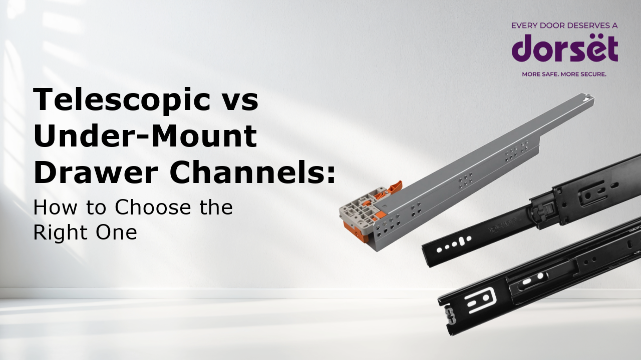 Telescopic vs Under-Mount Drawer Channels: How to Choose the Right One
