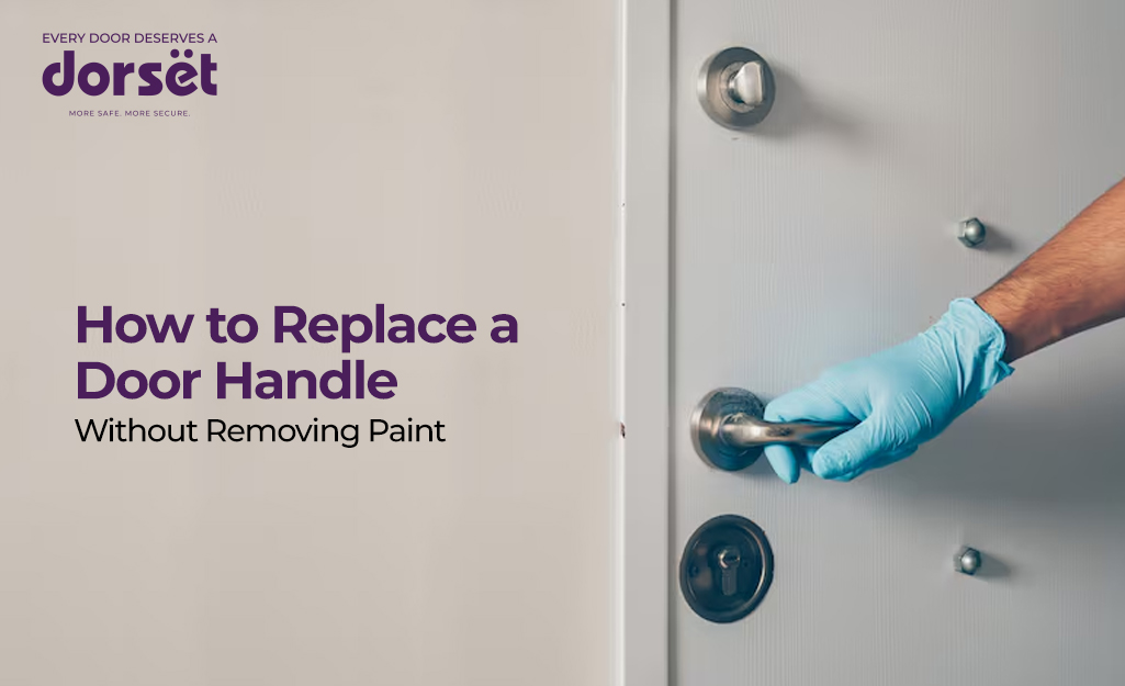 How to Replace a Door Handle Without Removing Paint
