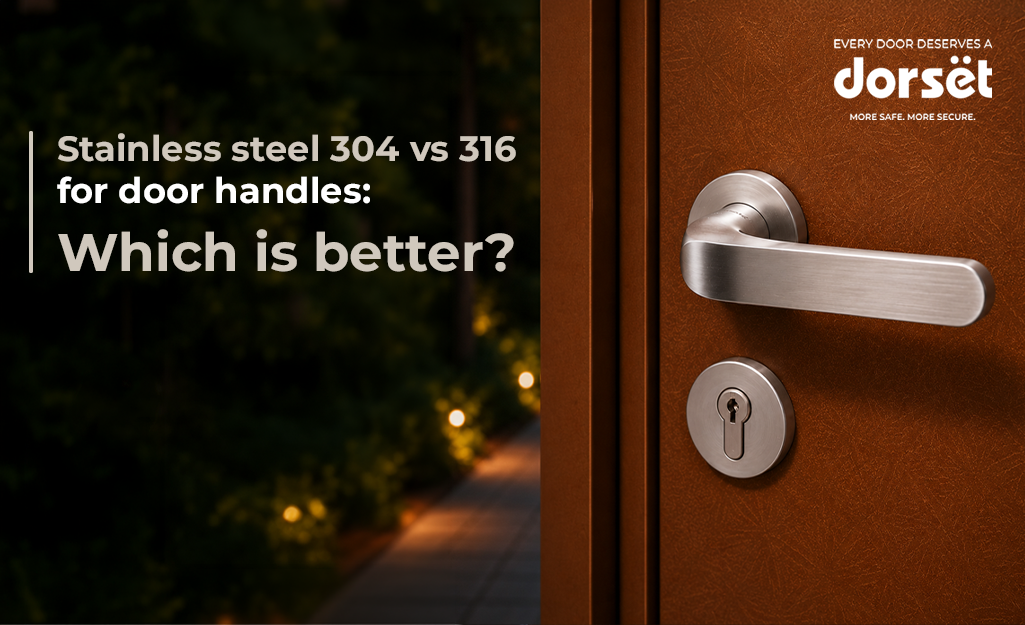 Stainless steel 304 vs 316 for door handles: Which is better?