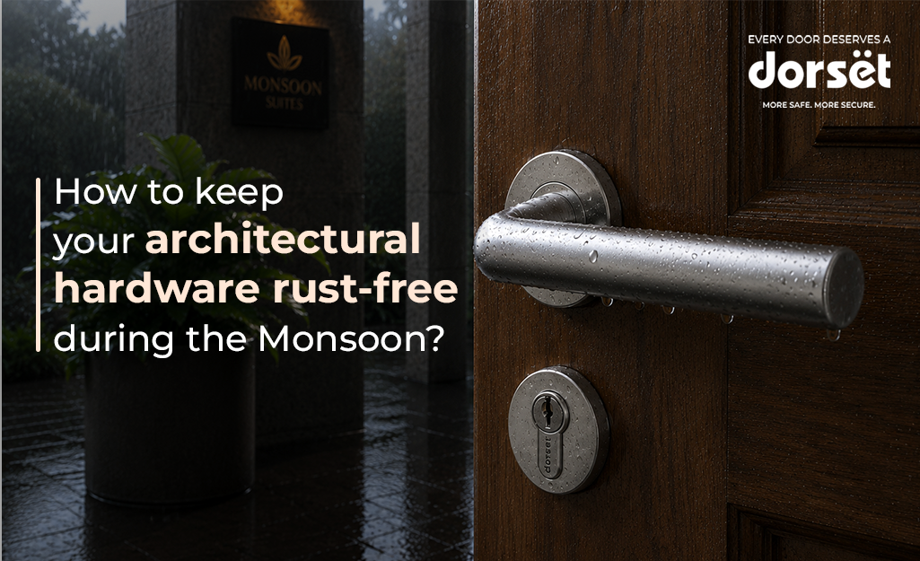 How to keep your architectural hardware rust-free during the Monsoon