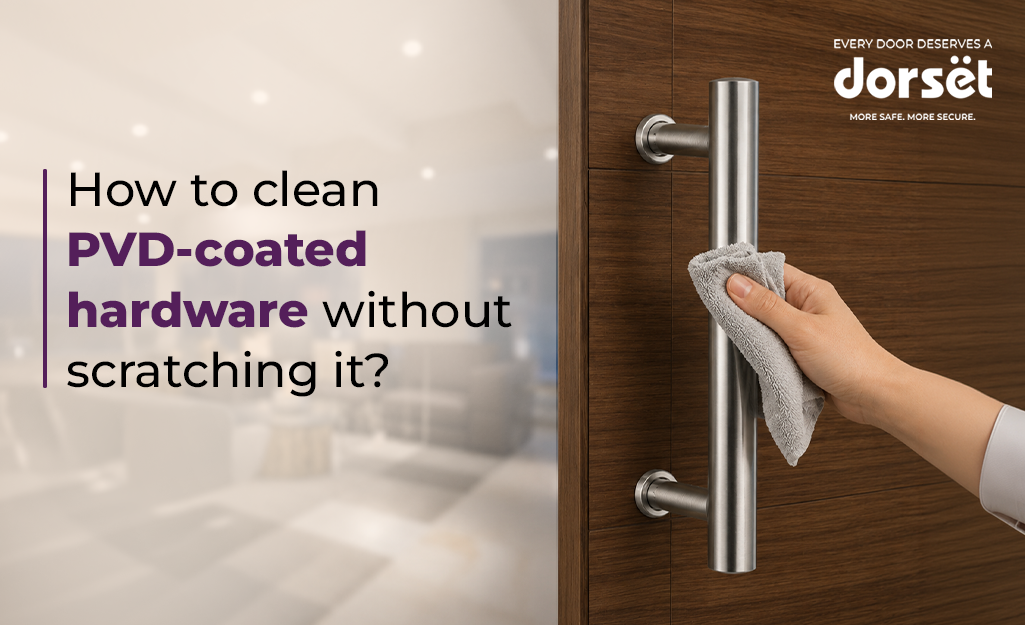 How to Clean PVD-Coated Hardware without Scratching it 