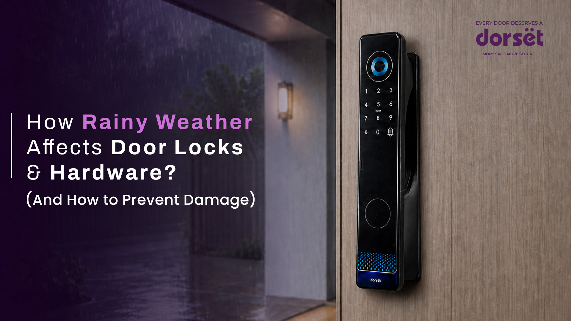 How Rainy Weather Affects Door Locks & Hardware (And How to Prevent Damage)