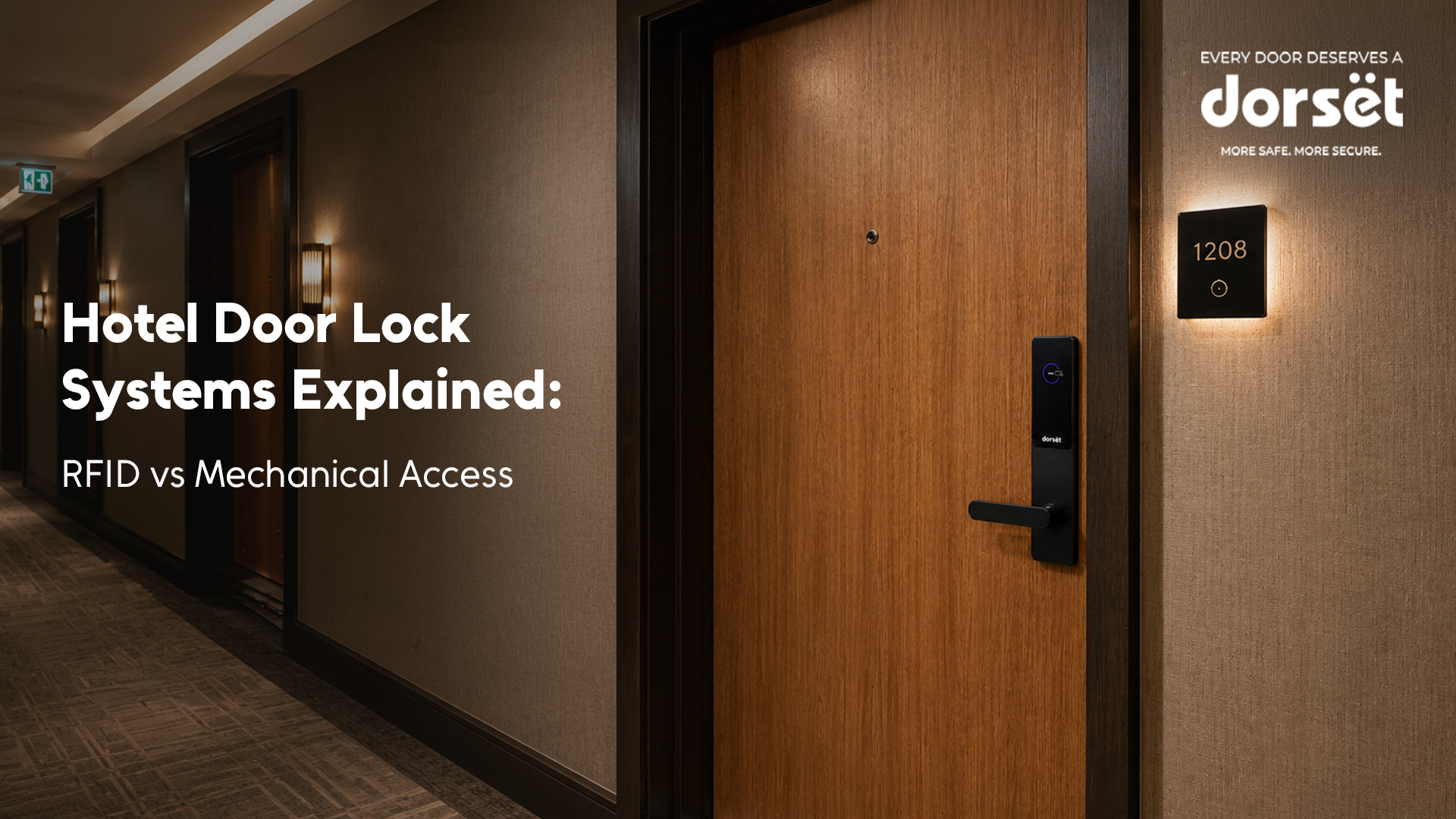 Hotel Door Lock Systems Explained: RFID vs Mechanical Access