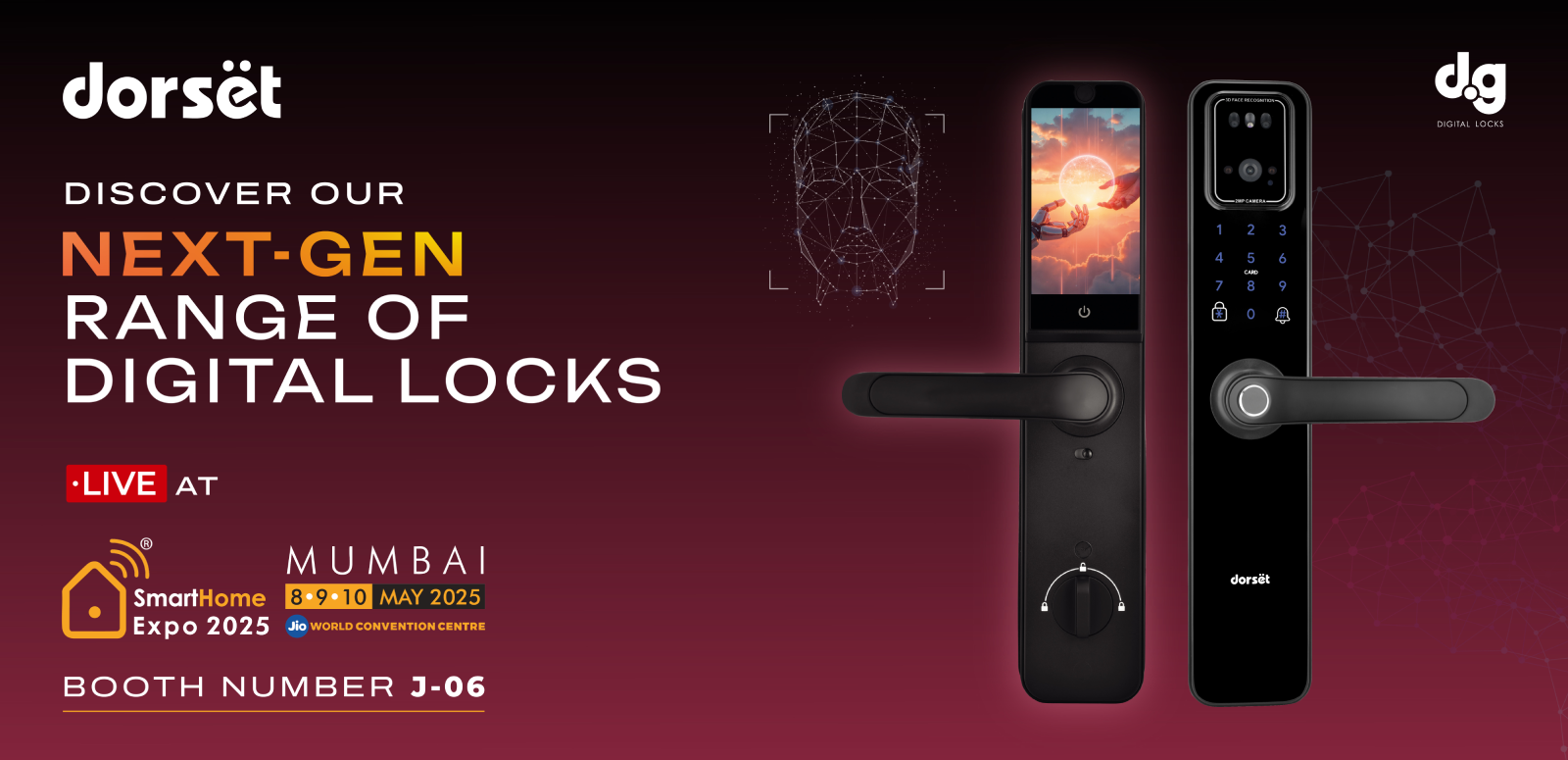 Discover Next-GEN Digital Locks Range at Smart Home Expo 2025 India 